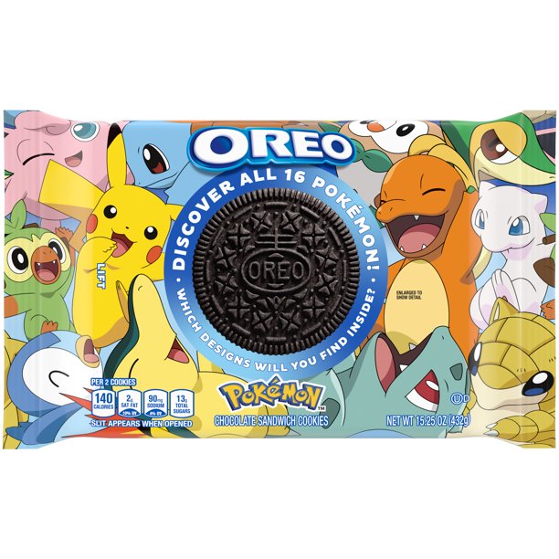 Oreo和Pokemon饼干包